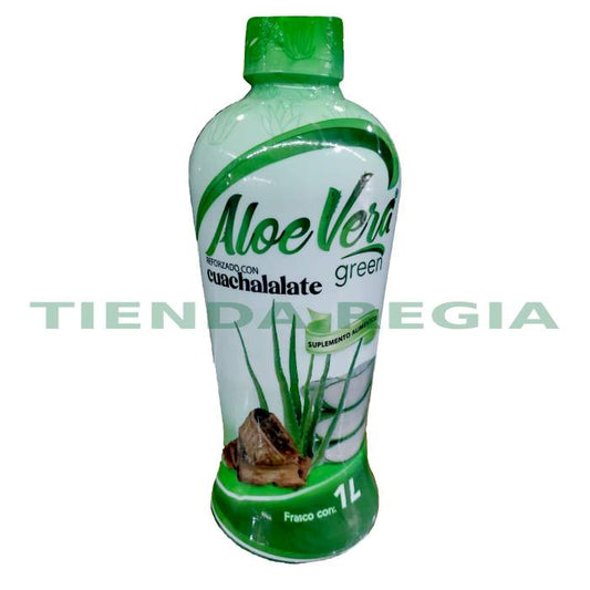 Botella de aloe vera reforzado con cuachalalate de 1 litro