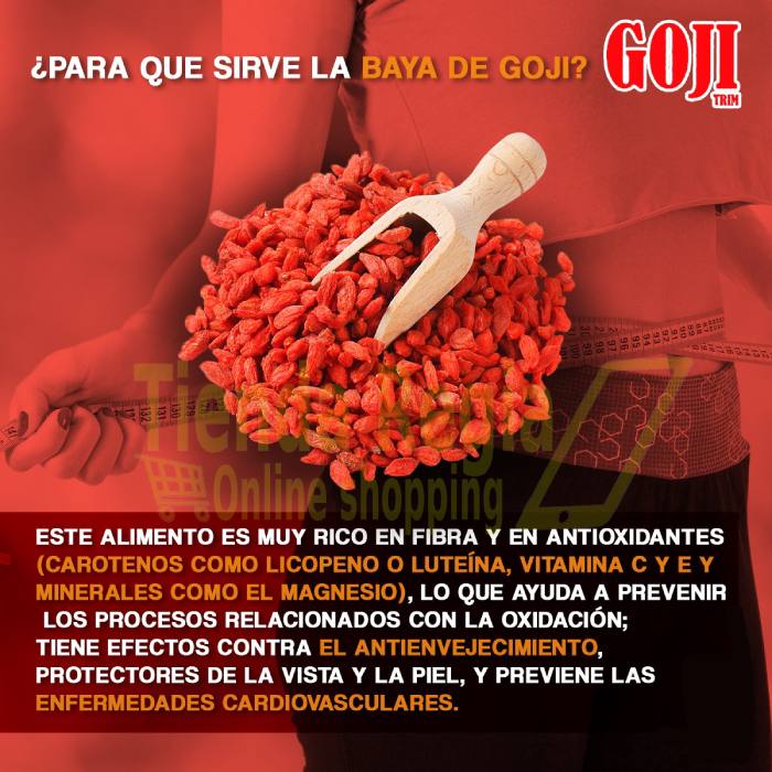 PARA QUE SIRVE LA BAYA DE GOJI-De venta en Tienda Regia