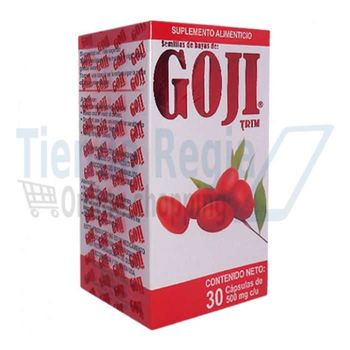 Caja de goji trim con 30 cápsulas-De venta en Tienda Regia