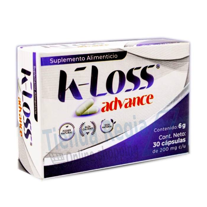 CAJA DE K-LOSS ADVANCE CON 30 CÁPSULAS DE 200 MG C/U-De venta en Tienda Regia