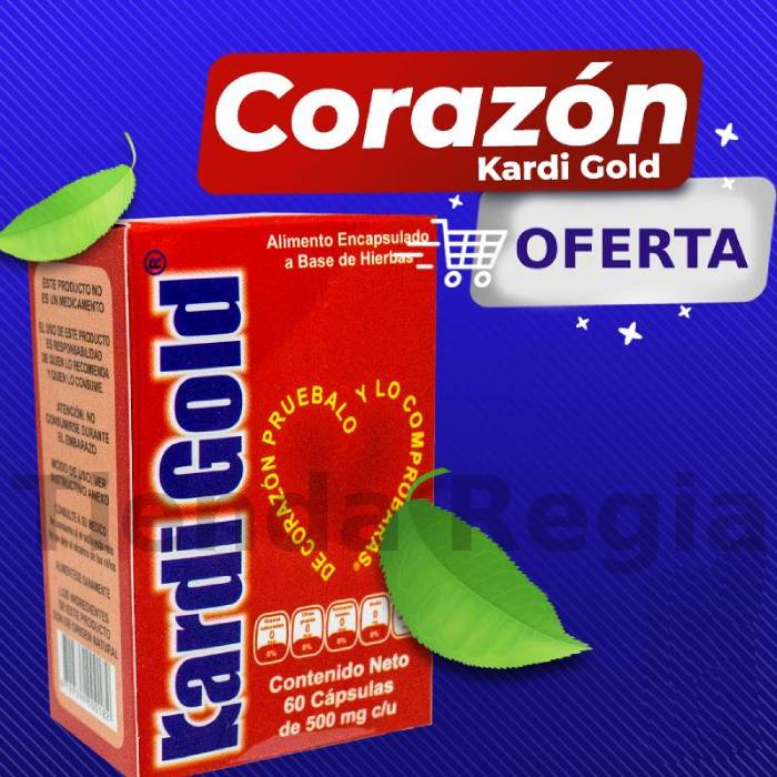 Cardio Gold SUPLEMENTOS PARA SIST CIRCULATORIO-CARDIOVASCULAR – Tienda Regia
