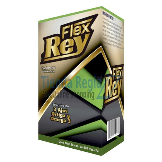 1 caja de flex rey con 30 cápsulas-De venta en Tienda Regia