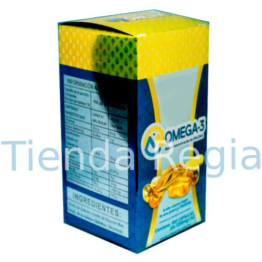 CAJA DE OMEGA 3  CON 60 CAPSULAS TIENDA REGIA