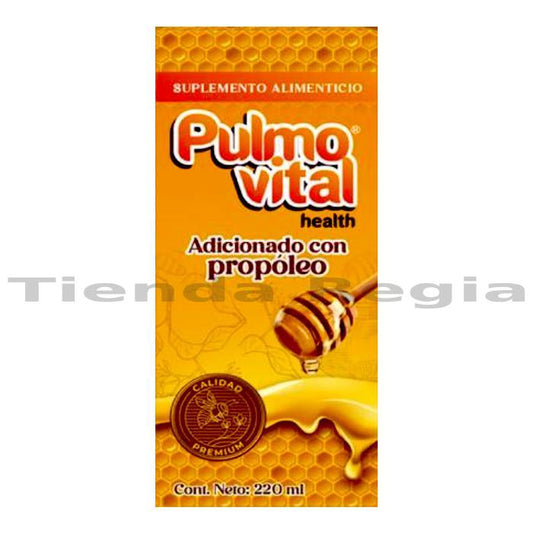 Frasco de Pulmo Vital Jarabe gripa, bronquios, asma, flemas, vitamina c. etc-De venta en Tienda Regia