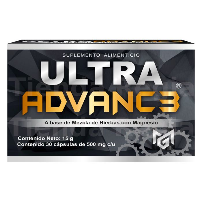 Caja de capsulas Ultra Advance Black, ¿Que pastillas son buenas para el dolor de rodilla?